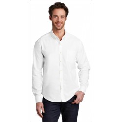 Port Authority ® Untucked Fit SuperPro ™ Oxford | White