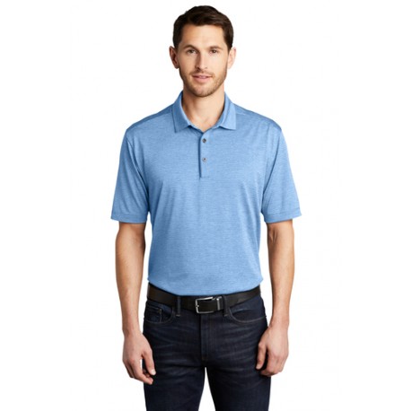 Port Authority® Shadow Stripe Polo | Carolina Blue