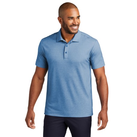 Port Authority® Fine Pique Blend Polo | Aegean Blue Heather